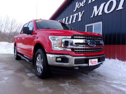2018 Ford F-150 for sale at Quality Motors Inc in Algona IA