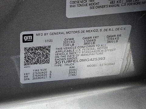 2021 GMC Sierra 1500