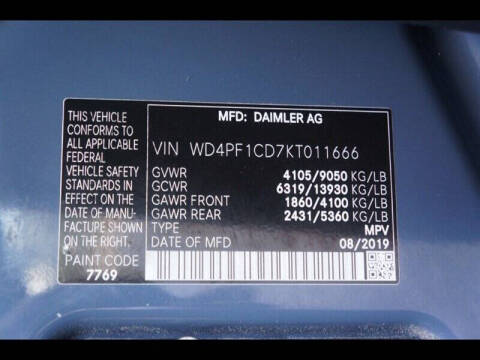 2019 Mercedes-Benz Sprinter