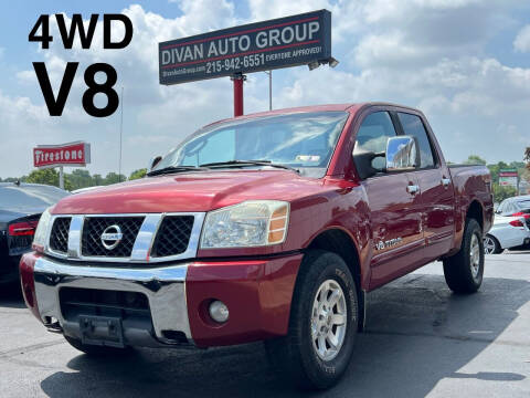 2005 Nissan Titan for sale at Divan Auto Group in Feasterville Trevose PA