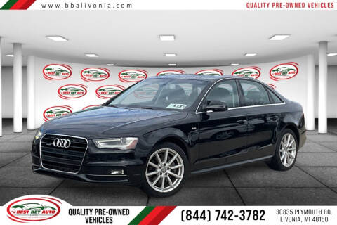2015 Audi A4 for sale at Best Bet Auto in Livonia MI