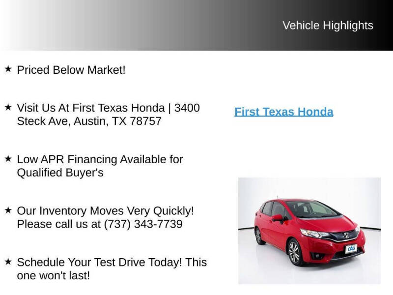 2015 Honda Fit EX