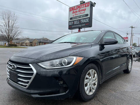 2017 Hyundai Elantra for sale at Unlimited Auto Group in West Chester OH