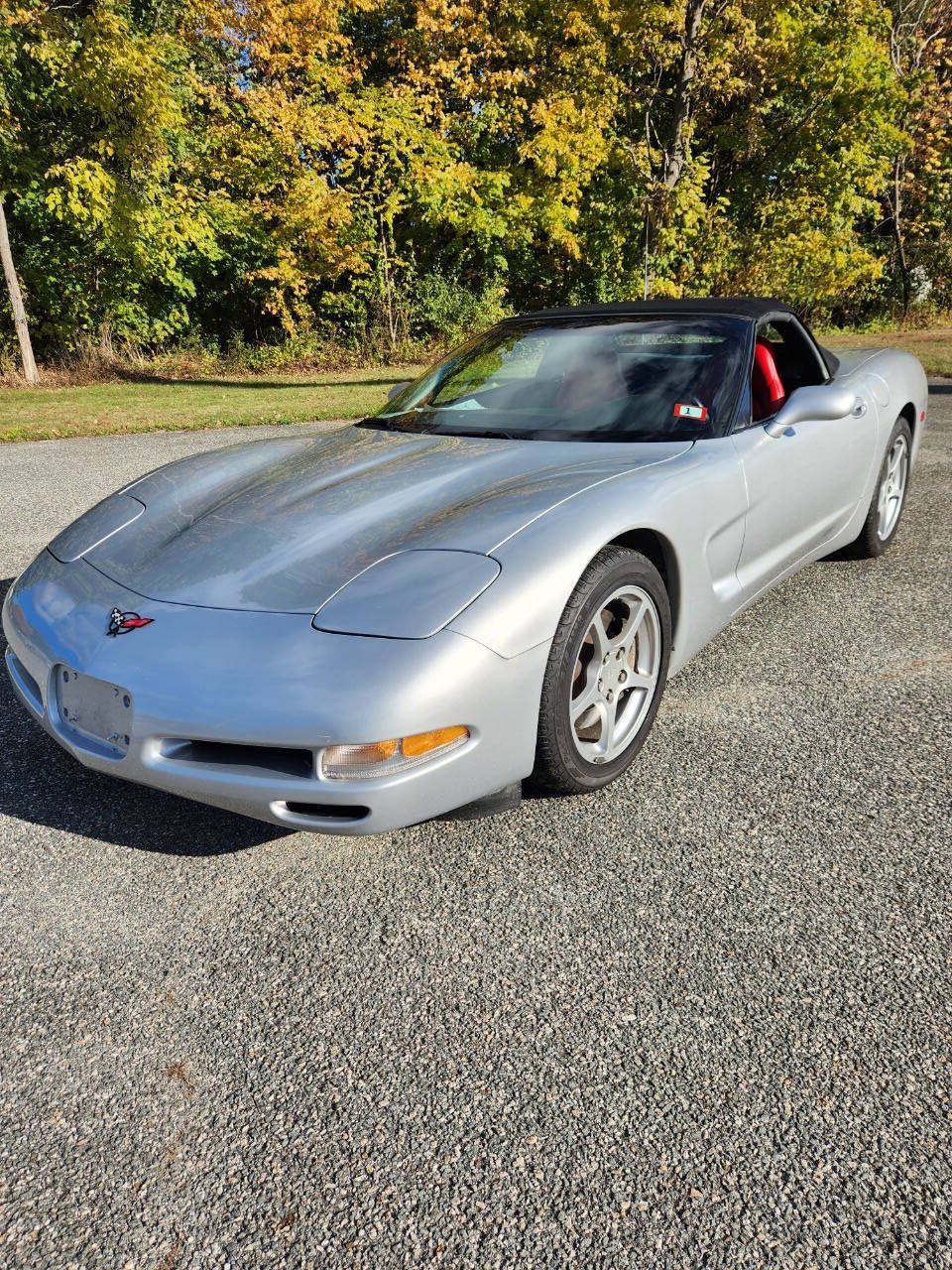 Lt. Gray 2000 Chevrolet Corvette Base Convertible 2dr Convertible 1