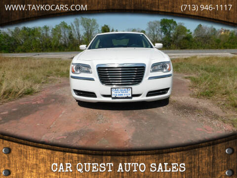 2014 Chrysler 300 for sale at CAR QUEST AUTO SALES in Houston TX