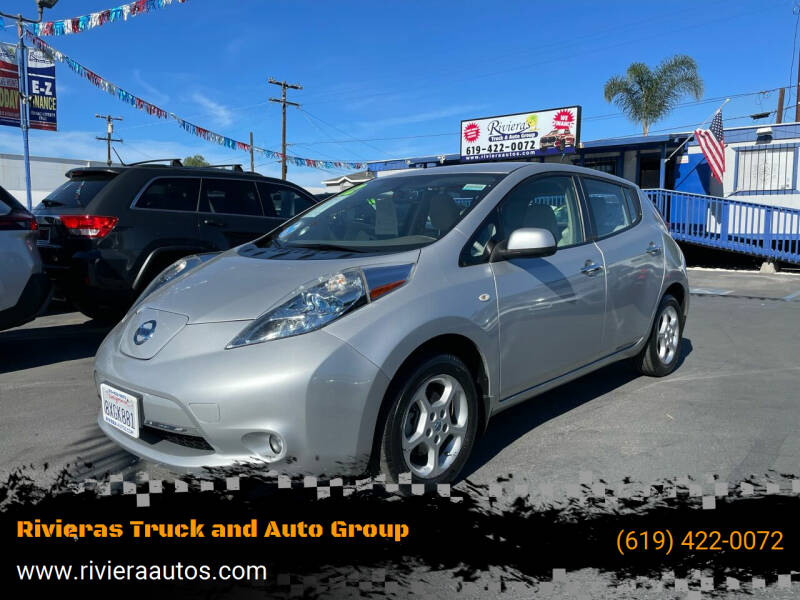 2012 Nissan LEAF for sale at Rivieras Truck and Auto Group in Chula Vista CA