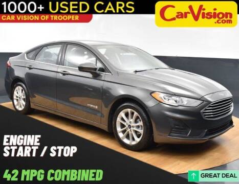 2019 Ford Fusion Hybrid for sale at Car Vision of Trooper in Norristown PA