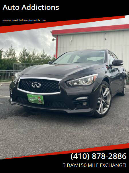 2015 Infiniti Q50 for sale at Auto Addictions in Elkridge MD