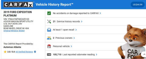 2019 Ford Expedition Platinum