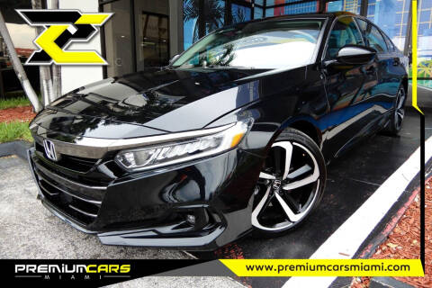 2021 Honda Accord for sale at Premium Cars of Miami in Miami FL