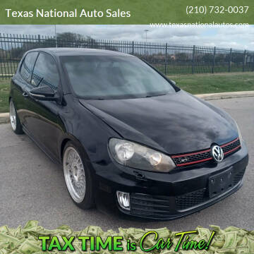 2013 Volkswagen GTI for sale at Texas National Auto Sales in San Antonio TX