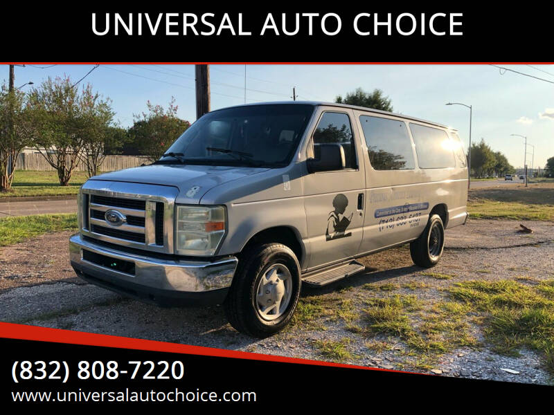 2008 Ford E-Series Wagon for sale at UNIVERSAL AUTO CHOICE in Houston TX