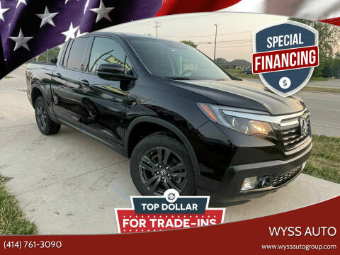 2019 Honda Ridgeline for sale at Wyss Auto in Oak Creek WI