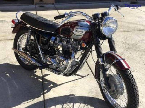 1970 Triumph BONNEVILE 120R for sale at One Eleven Vintage Cars in Palm Springs CA