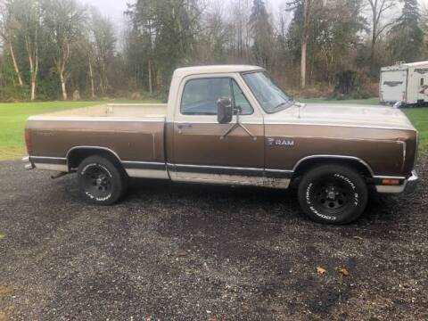 1982 Dodge D150 Pickup for sale at Classic Car Deals in Cadillac MI