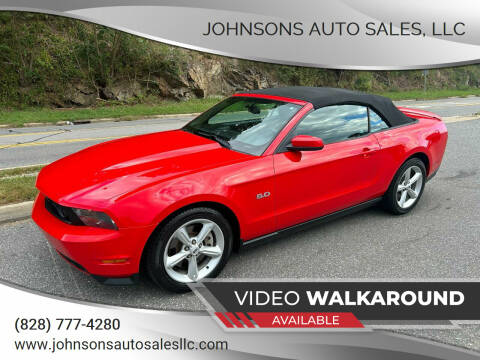 2011 Ford Mustang for sale at Johnsons Auto Sales, LLC in Marshall NC
