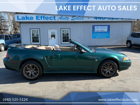 2000 Ford Mustang for sale at Lake Effect Auto Sales in Chardon OH
