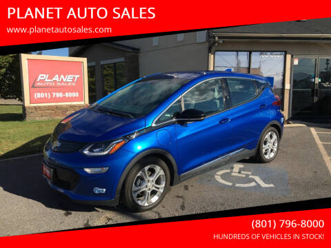 2021 Chevrolet Bolt EV for sale at PLANET AUTO SALES in Lindon UT