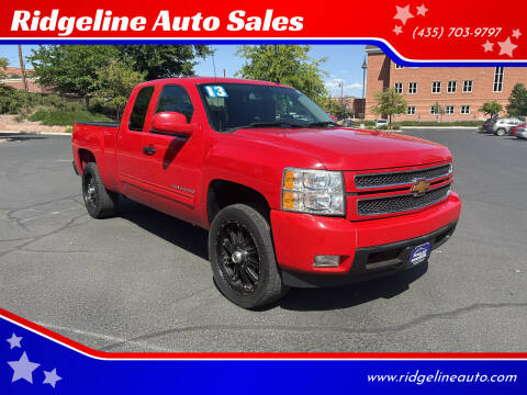 2013 Chevrolet Silverado 1500 for sale at Ridgeline Auto Sales in Saint George UT