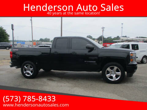 2014 Chevrolet Silverado 1500 for sale at Henderson Auto Sales in Poplar Bluff MO