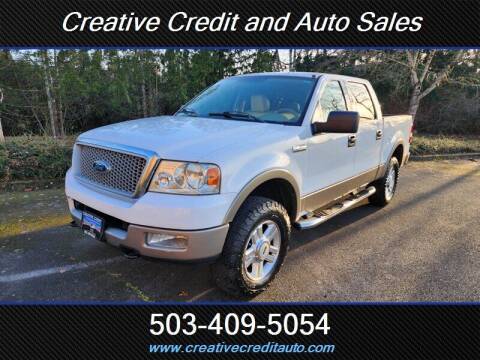 2004 Ford F-150 for sale at Creative Credit & Auto Sales in Salem OR