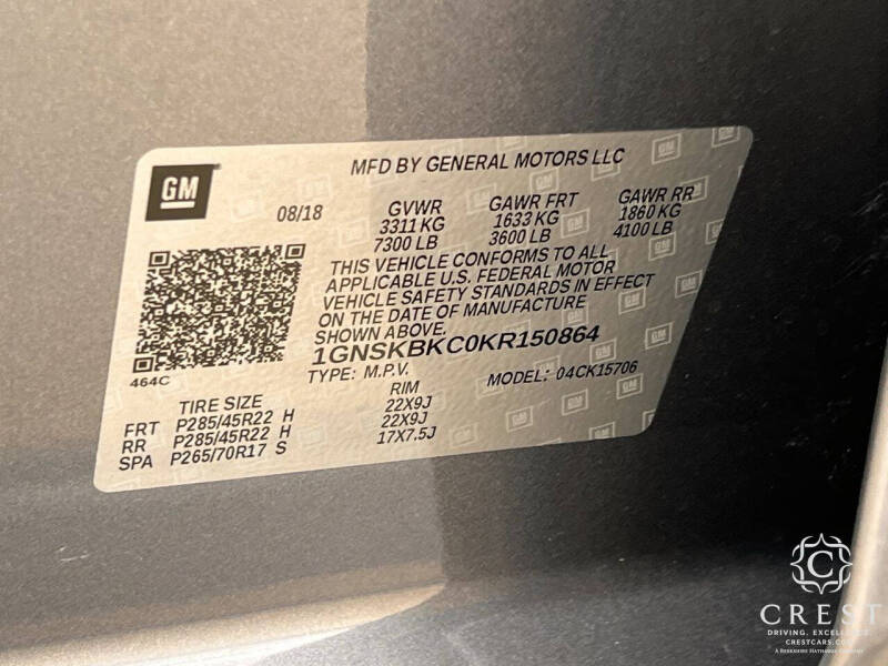 2019 Chevrolet Tahoe LT