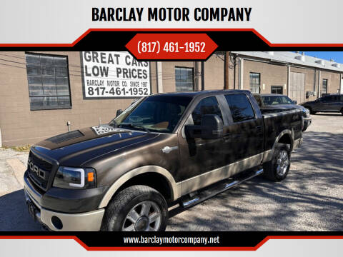 2007 Ford F-150 for sale at BARCLAY MOTOR COMPANY in Arlington TX