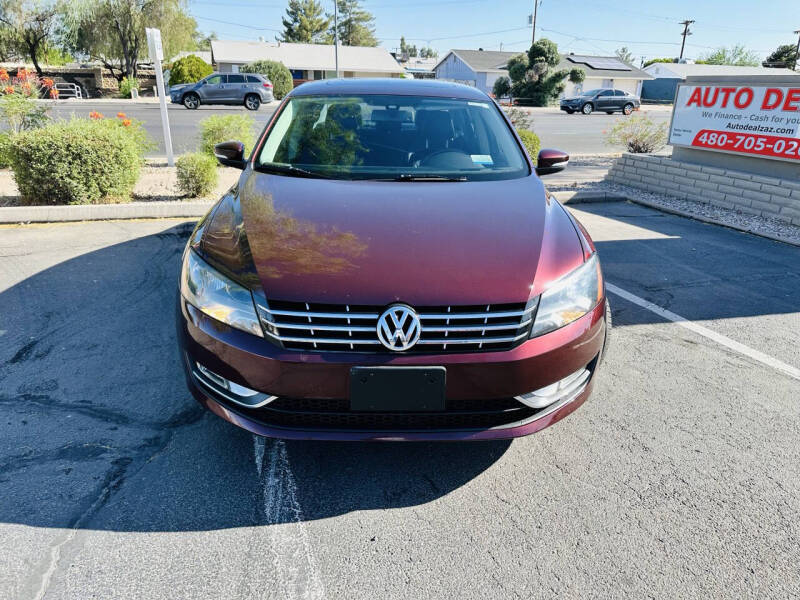 Used 2013 Volkswagen Passat SEL with VIN 1VWCN7A38DC044006 for sale in Chandler, AZ