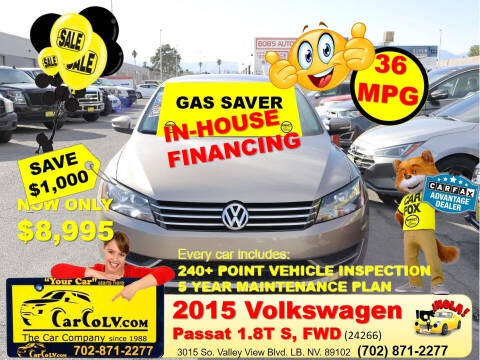 2015 Volkswagen Passat for sale at The Car Company - Buy Here Pay Here in Las Vegas NV