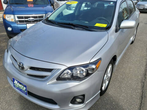 2011 Toyota Corolla for sale at Howe's Auto Sales in Lowell MA