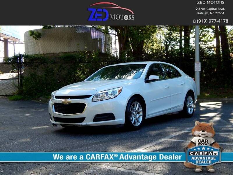 2016 Chevrolet Malibu Limited for sale at Zed Motors in Raleigh NC