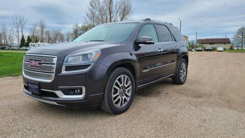 2013 GMC Acadia for sale at Sinner Auto in Waubay SD