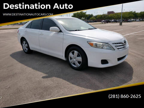 2010 Toyota Camry for sale at Destination Auto in Stafford TX