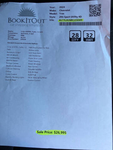 2024 Chevrolet Trax RS