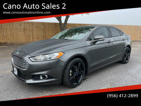 2016 Ford Fusion for sale at Cano Auto Sales 2 in Harlingen TX
