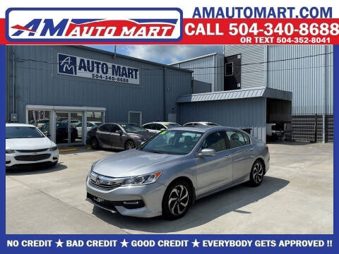 2016 Honda Accord for sale at AM Auto Mart Marrero LLC in Marrero LA