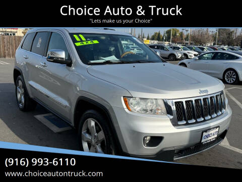 2011 Jeep Grand Cherokee for sale at Choice Auto & Truck in Sacramento CA