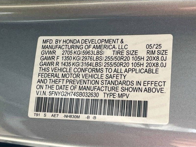 2025 Honda Pilot Touring