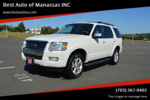 2010 Ford Explorer for sale at Best Auto of Manassas INC in Manassas VA