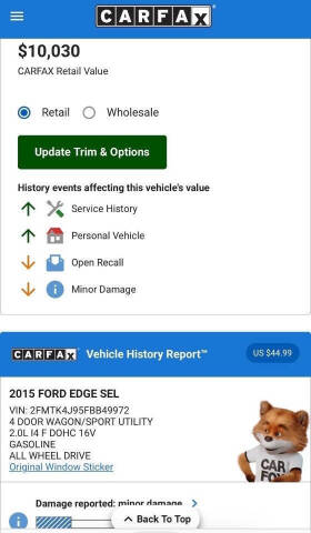 2015 Ford Edge SEL
