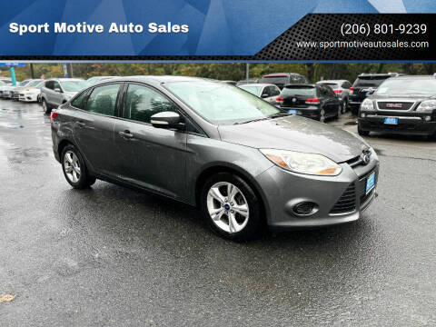 2013 Ford Focus for sale at Sport Motive Auto Sales in Seattle WA