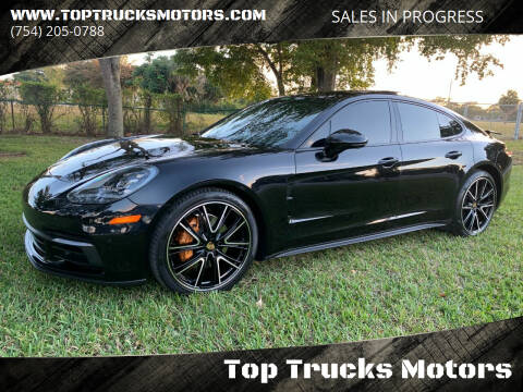 2019 Porsche Panamera for sale at Top Trucks Motors in Pompano Beach FL