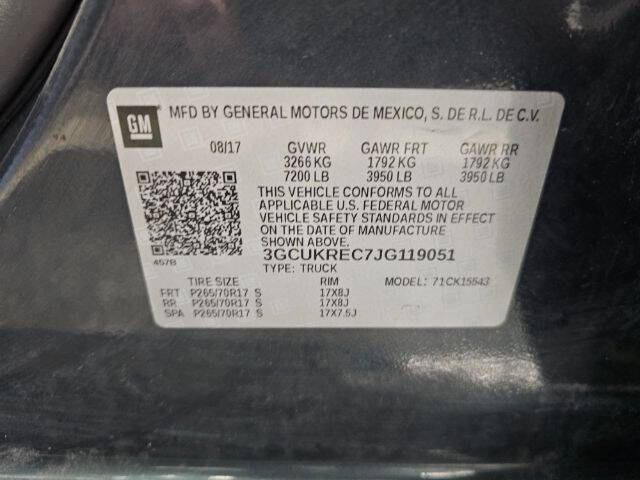 2018 Chevrolet Silverado 1500 LT