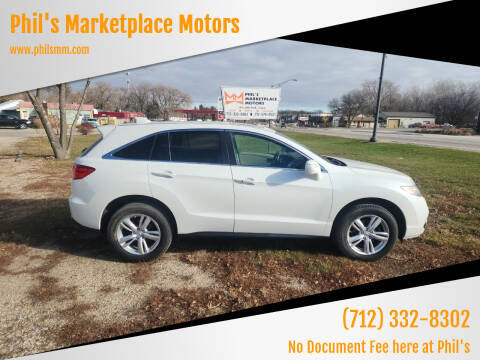 2015 Acura RDX for sale at Phil's Marketplace Motors in Arnolds Park IA