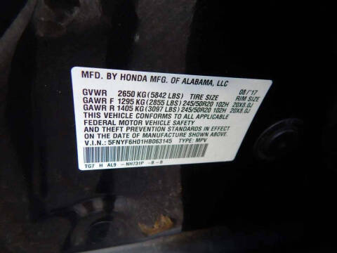 2017 Honda Pilot Elite