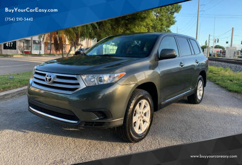 2012 Toyota Highlander for sale at BuyYourCarEasyllc.com in Hollywood FL