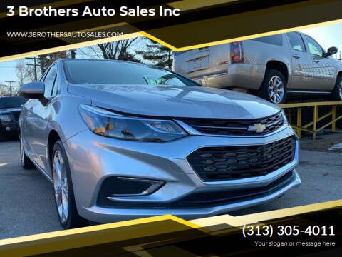 2017 Chevrolet Cruze for sale at 3 Brothers Auto Sales Inc in Detroit MI