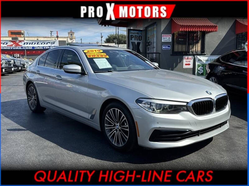 2019 BMW 5 Series for sale at Pro X Motors in South Gate CA