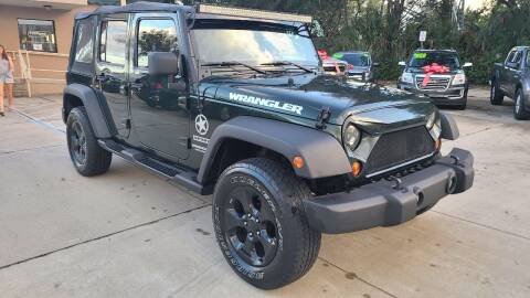 2011 Jeep Wrangler Unlimited for sale at Dunn-Rite Auto Group in Longwood FL