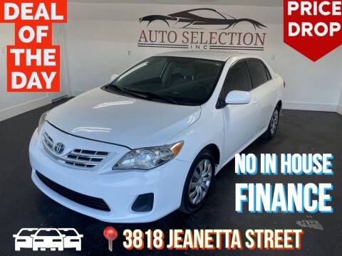 2013 Toyota Corolla for sale at Auto Selection Inc. in Houston TX